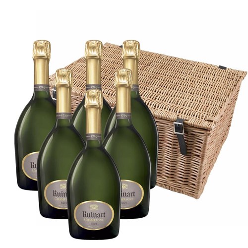 Ruinart Brut 75cl Champagne 75cl Case of 6 Hamper